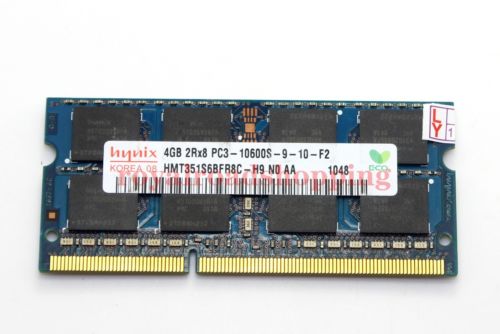 4GB DDR3 PC10600 1333 MHz PC3 10600 SODIMM Laptop Memory RAM